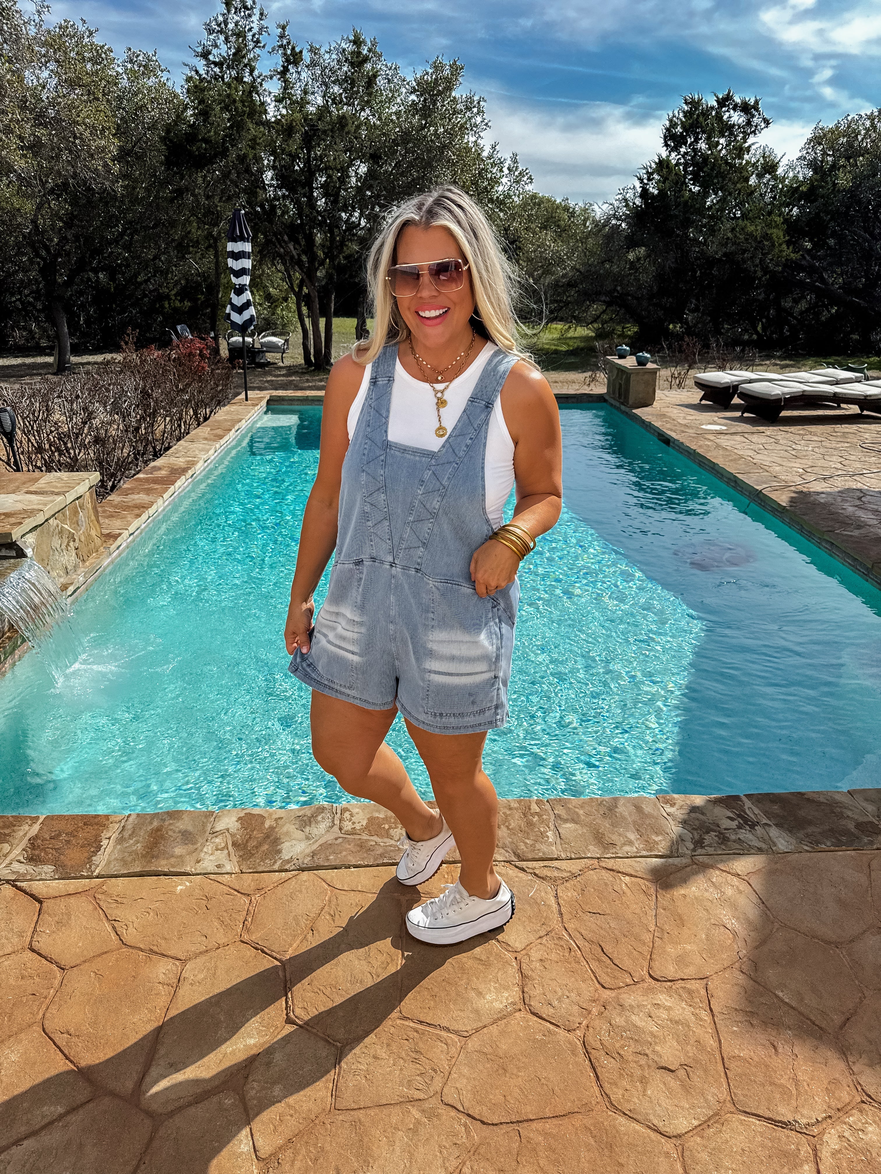 PREORDER: Stylish Daydream Denim Romper for Women - Comfortable Jumpsuit for Casual Outings, Summer Fashion, and Weekend Getaways