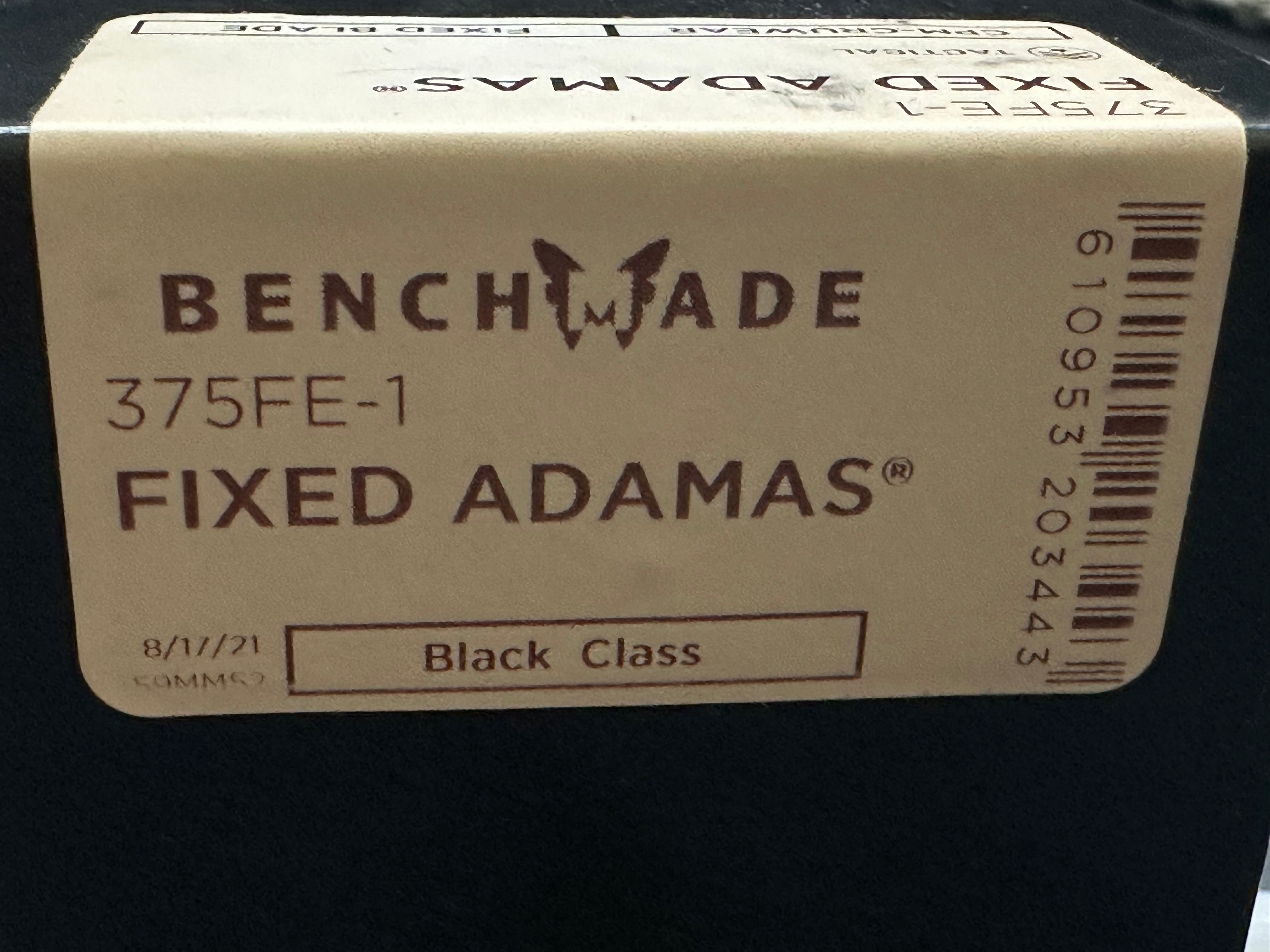 Benchmade 375FE Fixed Adamas Fixed Blade Knife - 4.2