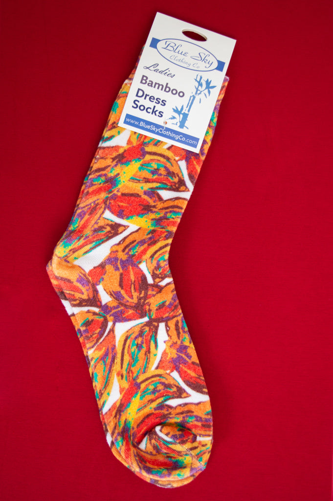 Women's Bamboo Dress Socks - Soft & Breathable Ankle Socks with Fun Prints - Perfect for Work, Travel & Everyday Comfort