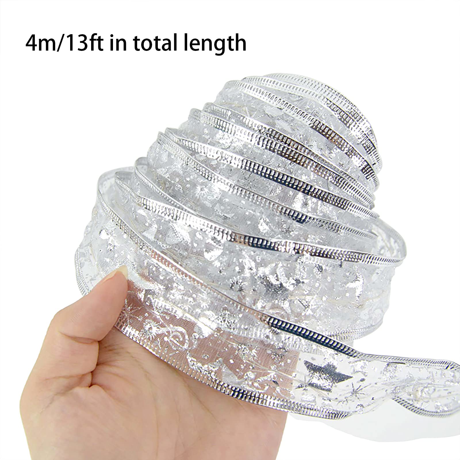UFRITAN 13ft 40 LED Christmas String Lights - Waterproof Battery Operated for Indoor/Outdoor Use | Perfect for Christmas Tree, Wall, Window & Party Decorations | Holiday Home & Garden Decoration