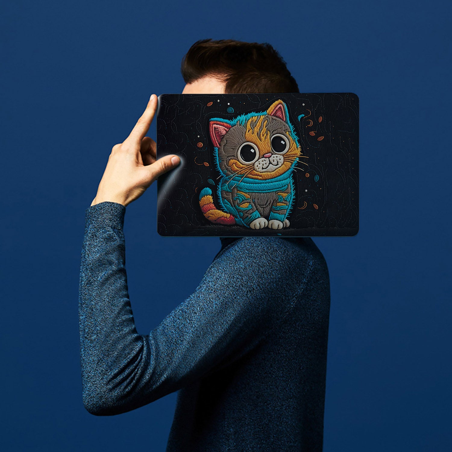 Cute Cat Pattern Surface Laptop Case - Protective Sleeve for 13-15 Inch Laptops | Perfect for Work, School & Travel Accessories