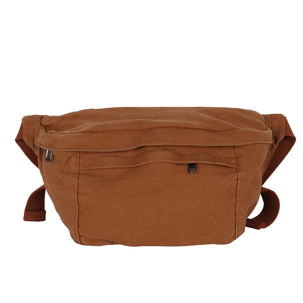 Stylish Unisex Waist Bag for Women & Men - Hip Hop Streetwear Crossbody Chest Pack - Durable Canvas Outdoor Sports Shoulder Bag (One Size, Multiple Colors) - Perfect for Gym, Travel & Daily Use