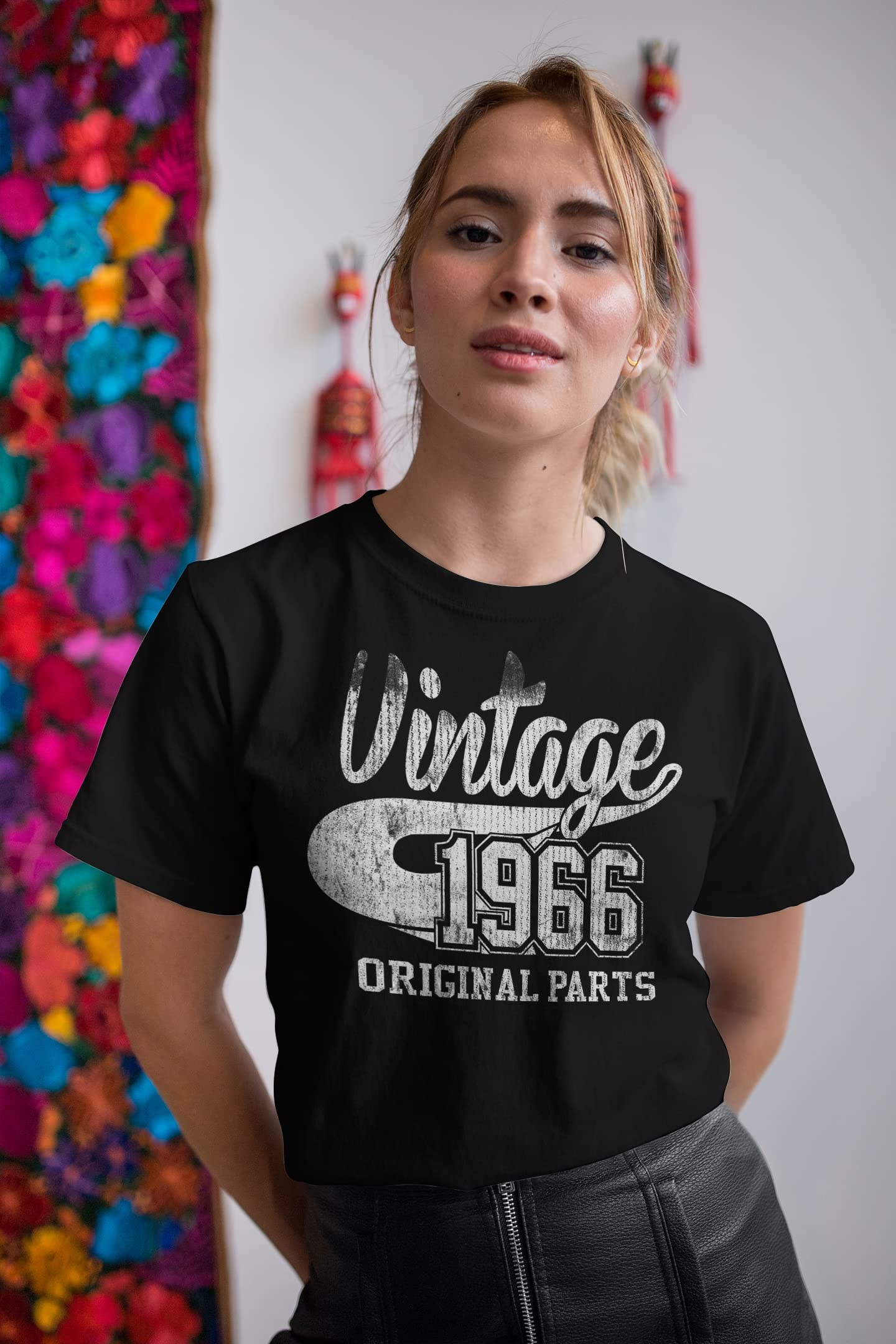 59th Birthday Gift for Women - Vintage 1966 Original Parts T-Shirt - Perfect for Birthday Parties, Milestone Celebrations & Special Occasions
