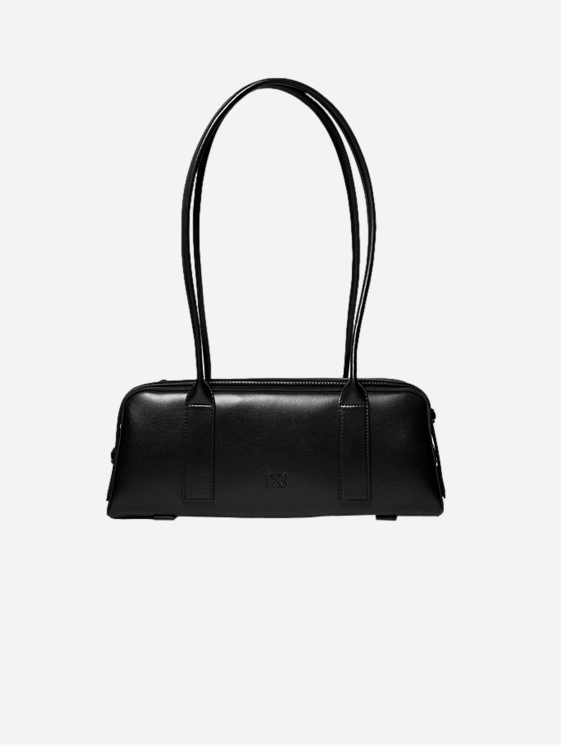 Paquin Vegan Italian Grape Leather Shoulder Bag for Women | Onyx Black | Ethical Fashion Handbag for Work, Travel & Everyday Use