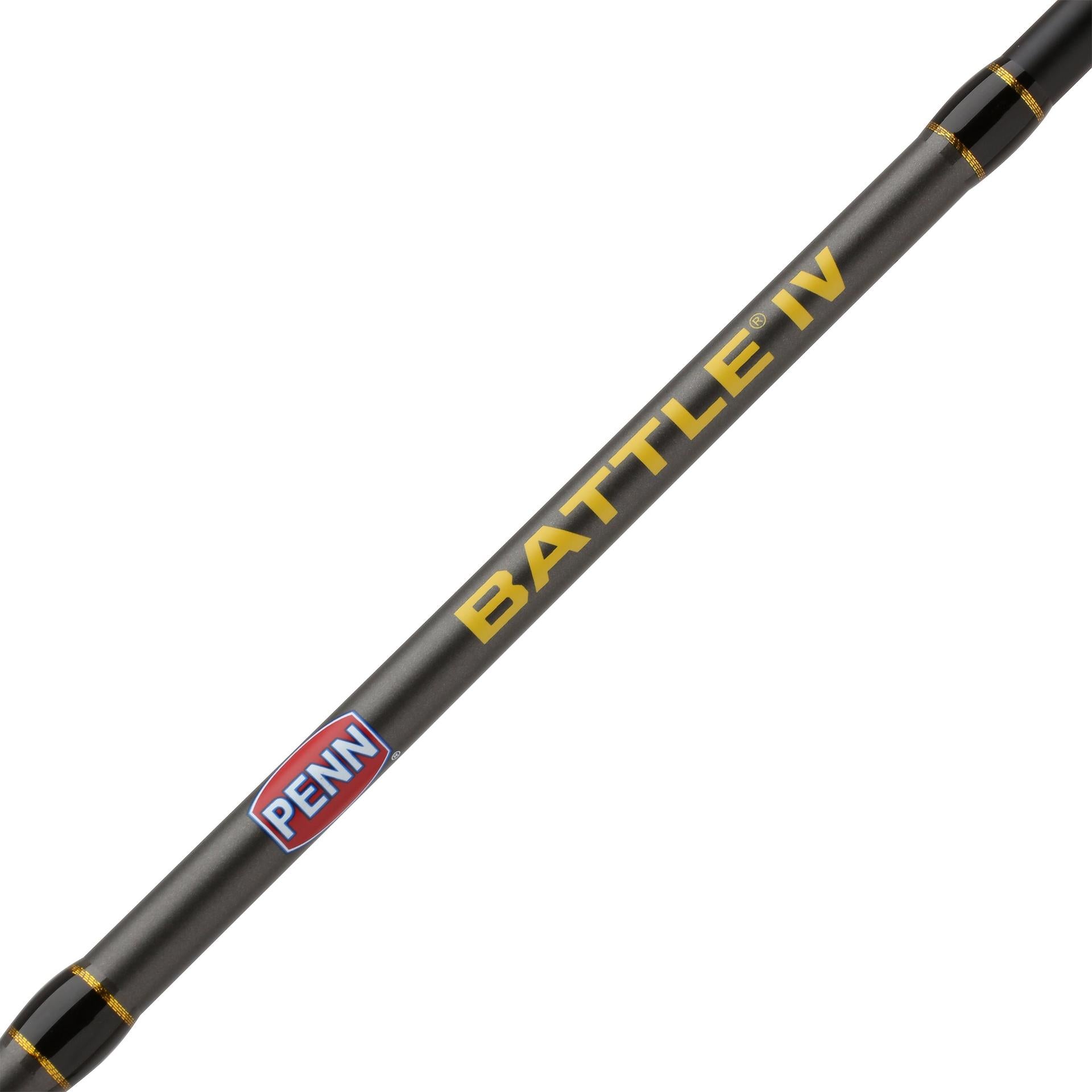 Battle IV Spinning Rod and Reel Combo - Premium Fishing Gear for Freshwater & Saltwater Anglers - Perfect for Bass, Trout, and Walleye Fishing