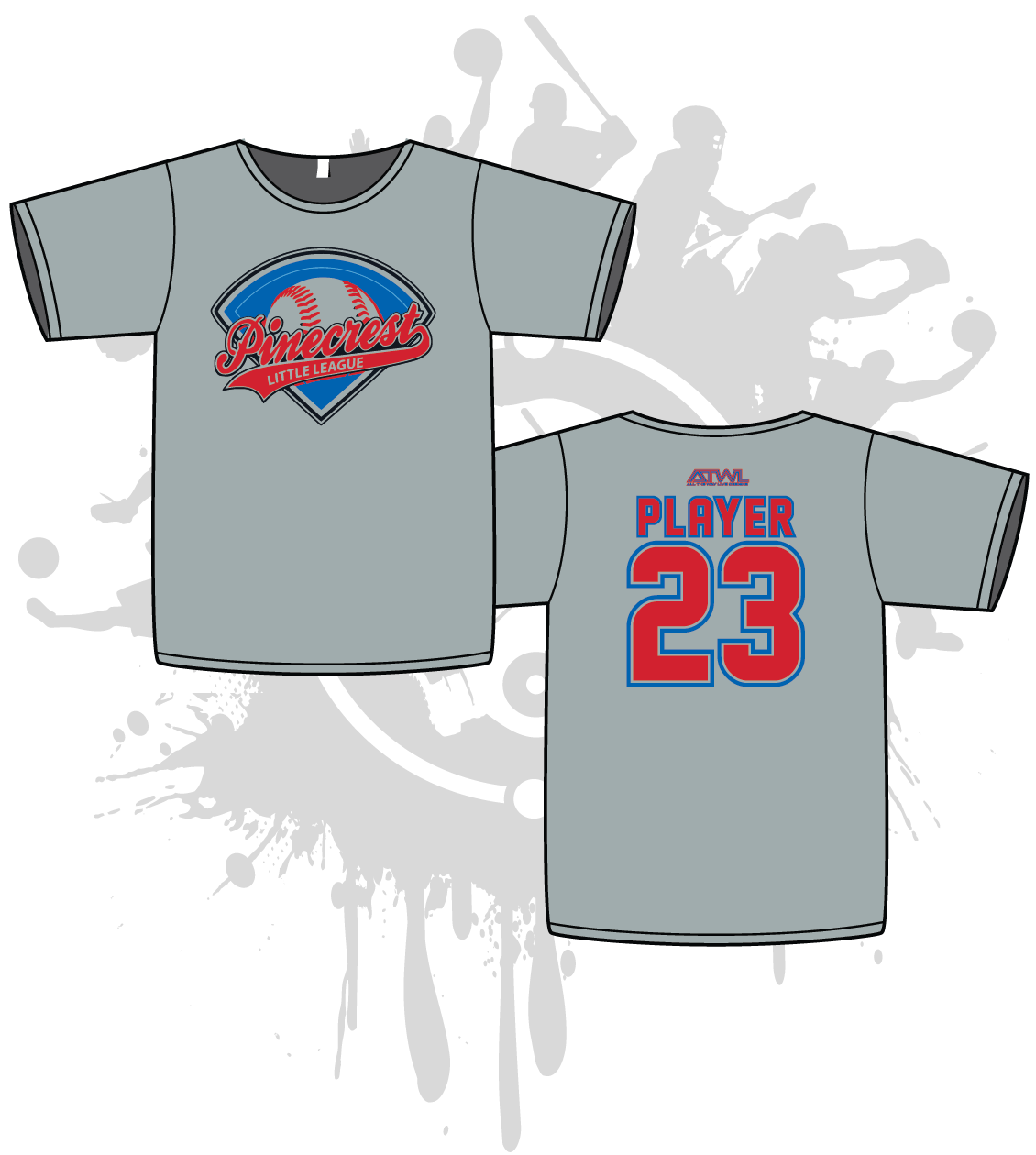 Pinecrest Little League Youth Baseball Shirt - Comfortable & Durable Jersey for Kids - Perfect for Games, Practice & Team Spirit