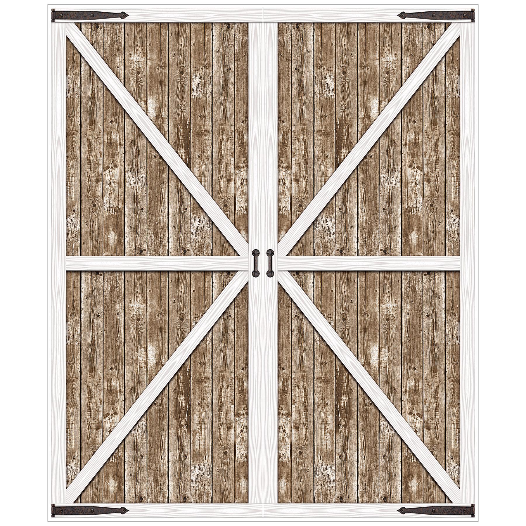 12 Pack Beistle Barn Door Party Props - Rustic Western Theme Decorations for Birthday, Wedding & Halloween Parties - Perfect for Photo Booths, Backdrops & Event Decor