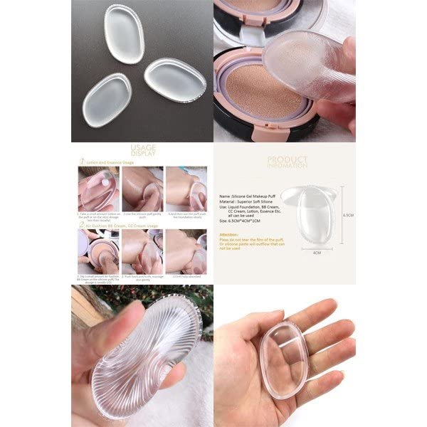 HARSH LOVE Silicone Makeup Sponge - 2 Pack for Flawless Blending
