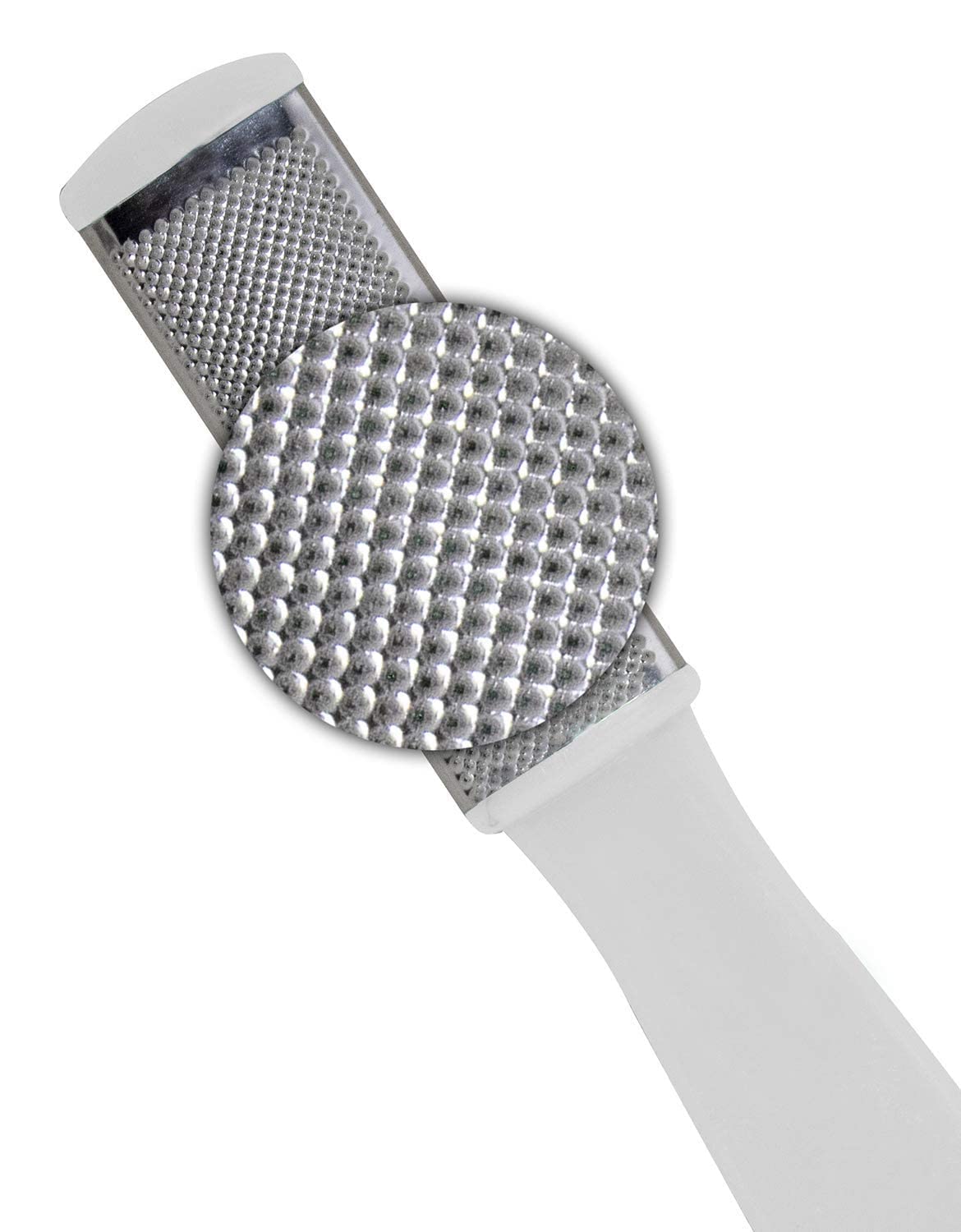 Pelo Steel Foot Exfoliating Scrubber & Cleaner - 2 Pack | Heavy Duty Callus Remover for Dry Cracked Feet | Perfect for Pedicures, Home Spa & Foot Care Routine