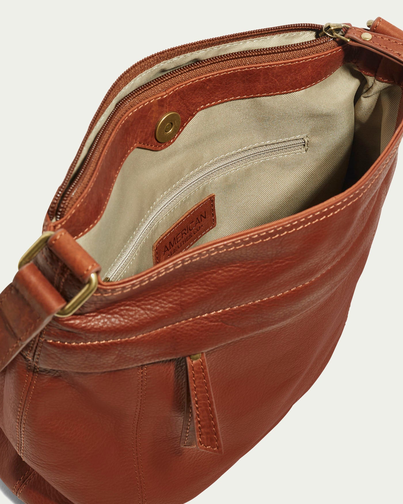 Acorn Double Entry Crossbody Bag for Women - Stylish & Secure Shoulder Purse - Perfect for Travel, Shopping, and Everyday Use