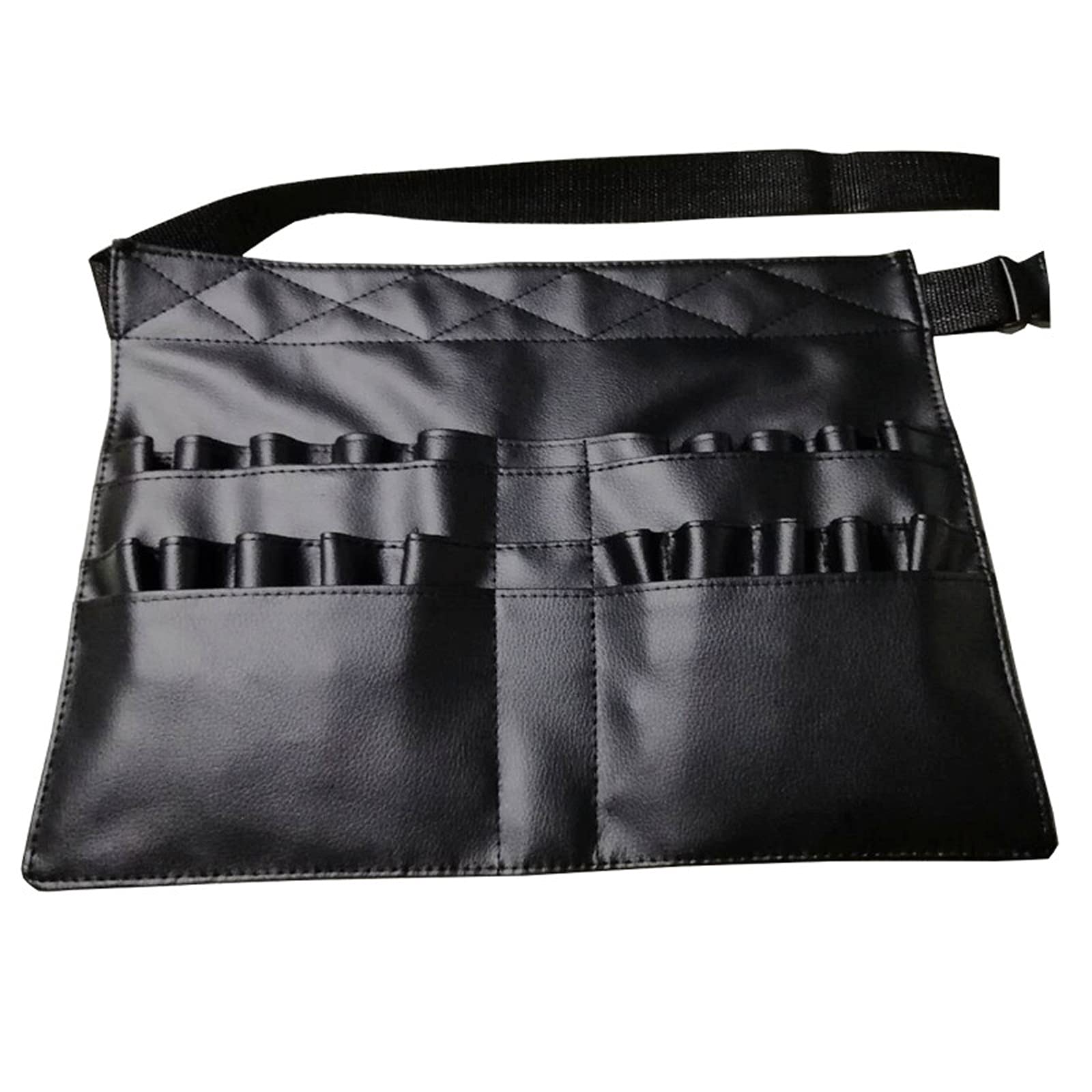 Professional Makeup Brush Waist Bag - Adjustable Belt Cosmetic Organizer with Multiple Pockets for Travel & On-the-Go Makeup Artists | Perfect for Outdoor Events, Gym, and Daily Use