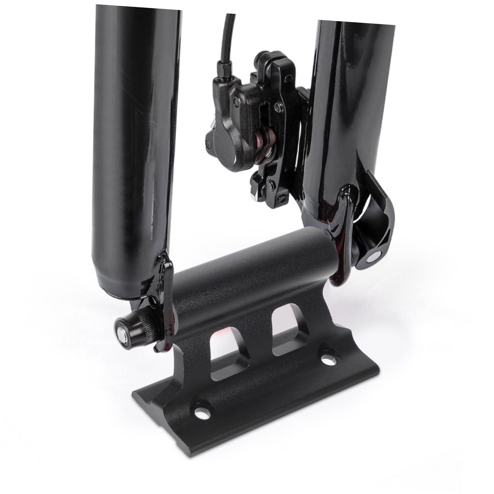 WESIEVYA High Strength Aluminum Alloy Bike Front Rack - Lightweight Bicycle Fork Mount Hitch for Road & Mountain Bikes - Perfect for Commuting, Touring & Cargo Transport