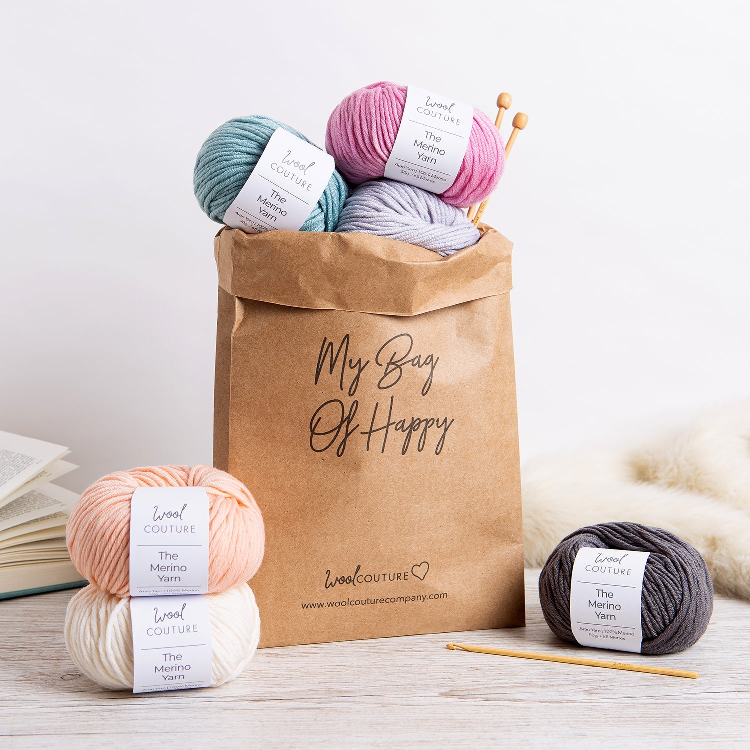 Personalized Teddy Bear Crochet Kit - DIY Baby Blanket Making Set for Beginners - Perfect for Baby Showers, Nursery Decor & Handmade Gifts