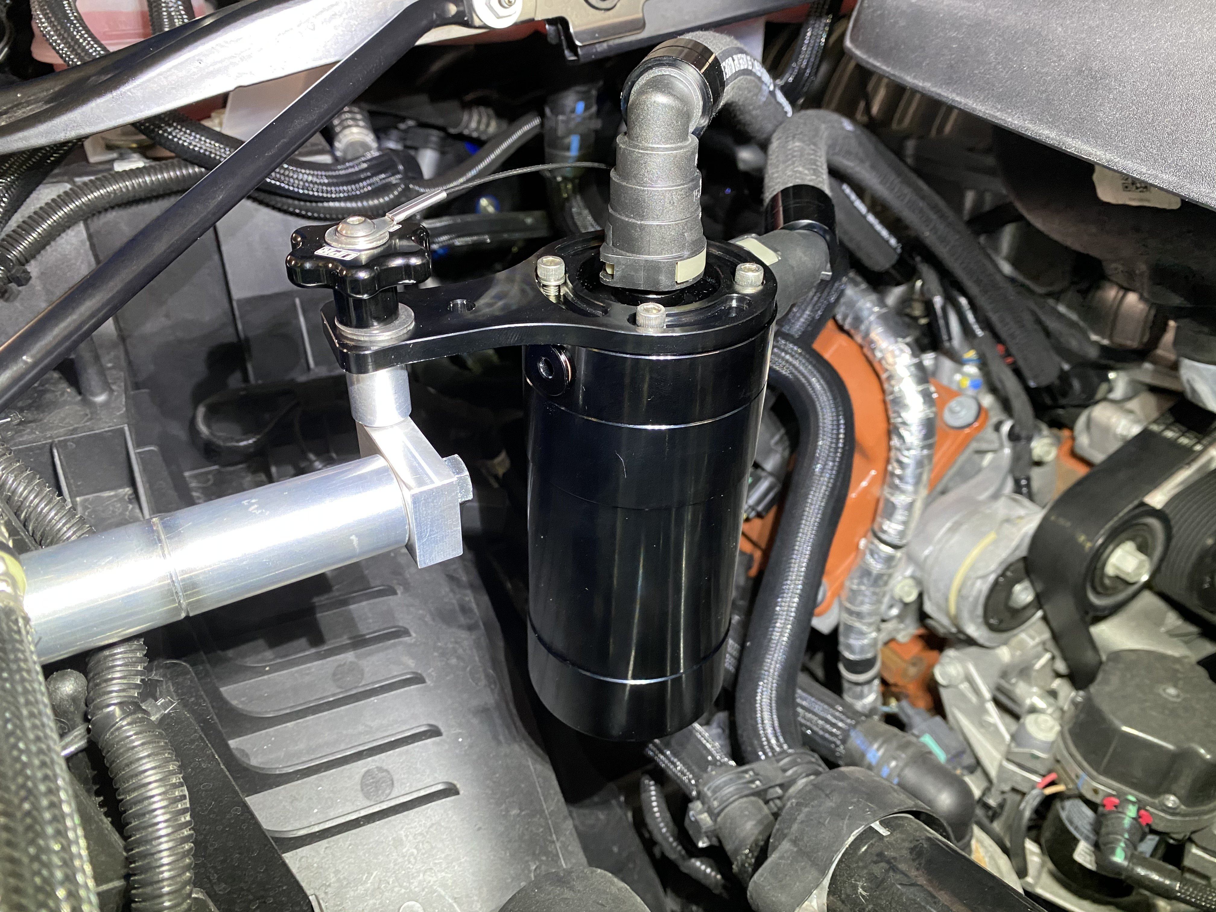 UPR Fender Mount Oil Catch Can for 2019-2023 RAM TRX 6.2L - Plug & Play Performance Upgrade - Reduces Engine Oil Contamination - Perfect for Off-Roading & High-Performance Driving