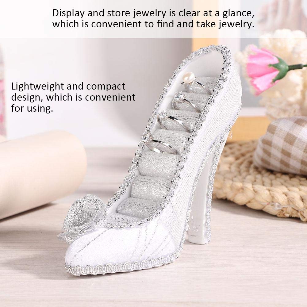 Elegant Jewelry Organizer - Earring Necklace Ring Holder with High-Heeled Design, Jewelry Display Stand for Earrings, Necklaces & Rings - Perfect for Bedroom, Bathroom & Retail Store Display (1#)