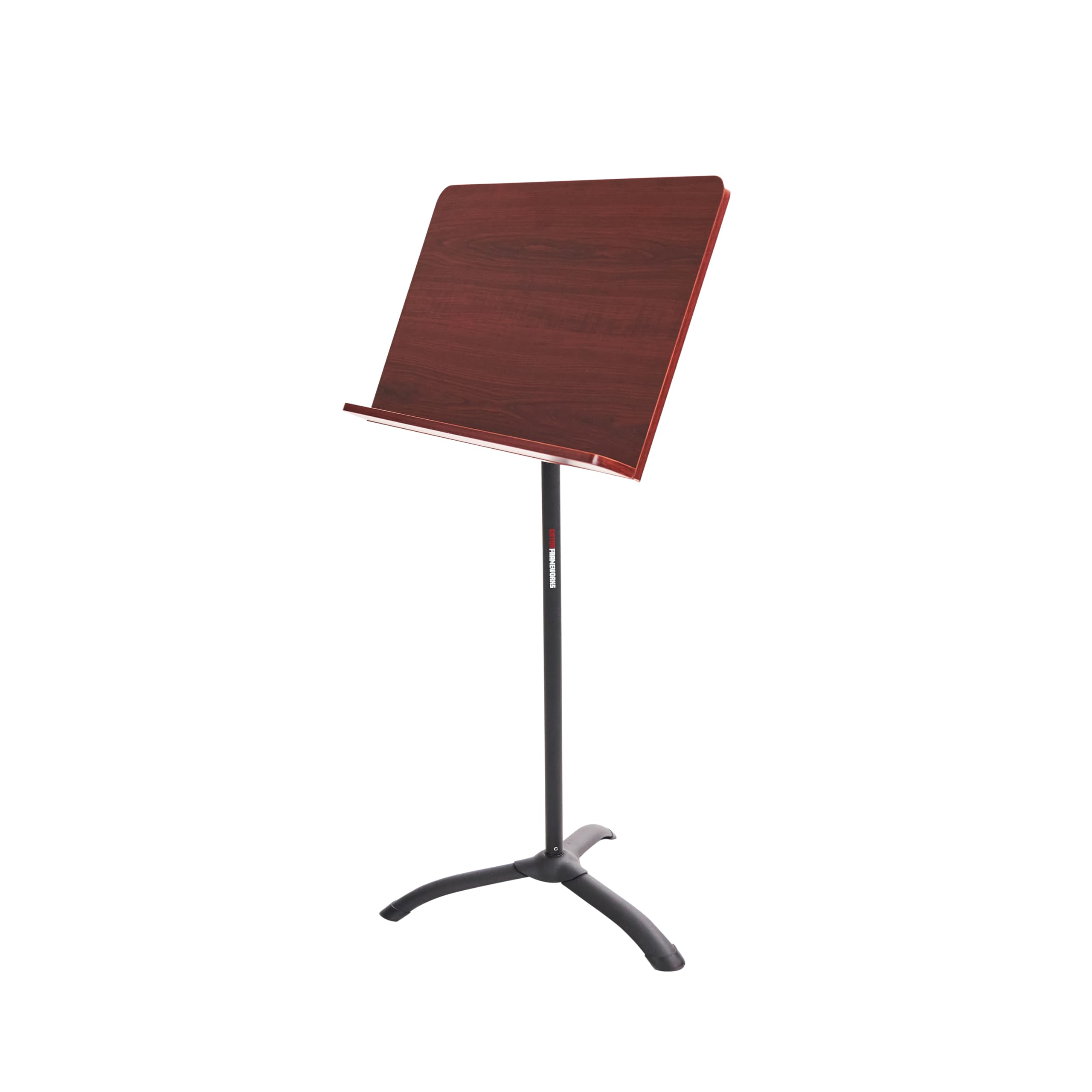 Gator Frameworks GFW-MUS-5000 Professional Wooden Conductor Music Stand - Portable & Adjustable for Orchestras, Choirs, Band Rehearsals & Music Classrooms