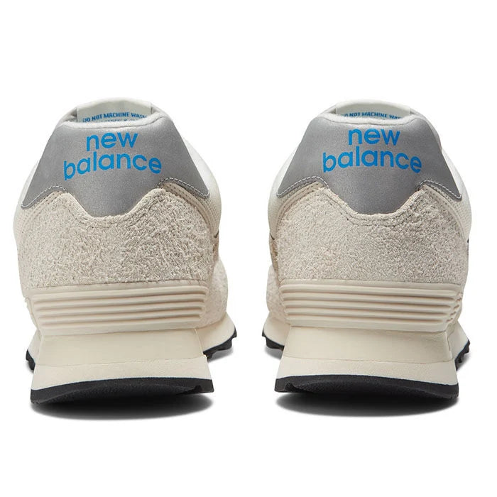 New Balance 574 Sneakers for Men & Women - Lightweight Comfortable Running Shoes (Alloy/White) - Perfect for Jogging, Gym Workouts & Casual Wear