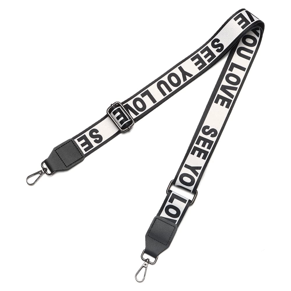 Adjustable Wide Nylon Shoulder Strap for Women's Bags - Colorful Bag Accessory for Handbags, Totes & Crossbody Bags - Perfect for Work, Travel & Daily Use