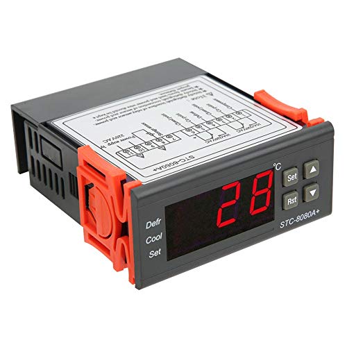STC-8080A+ Digital Thermostat Controller for Refrigeration & Defrosting - Home & Commercial Use