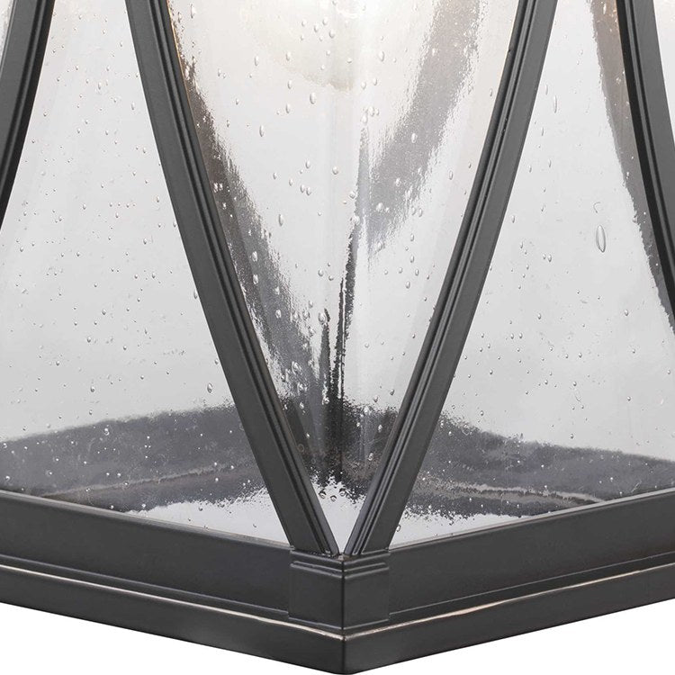 Abbott Single Light Outdoor Large Wall Lantern - Weatherproof Exterior Lighting for Porch, Patio & Garden - Perfect for Home & Commercial Use