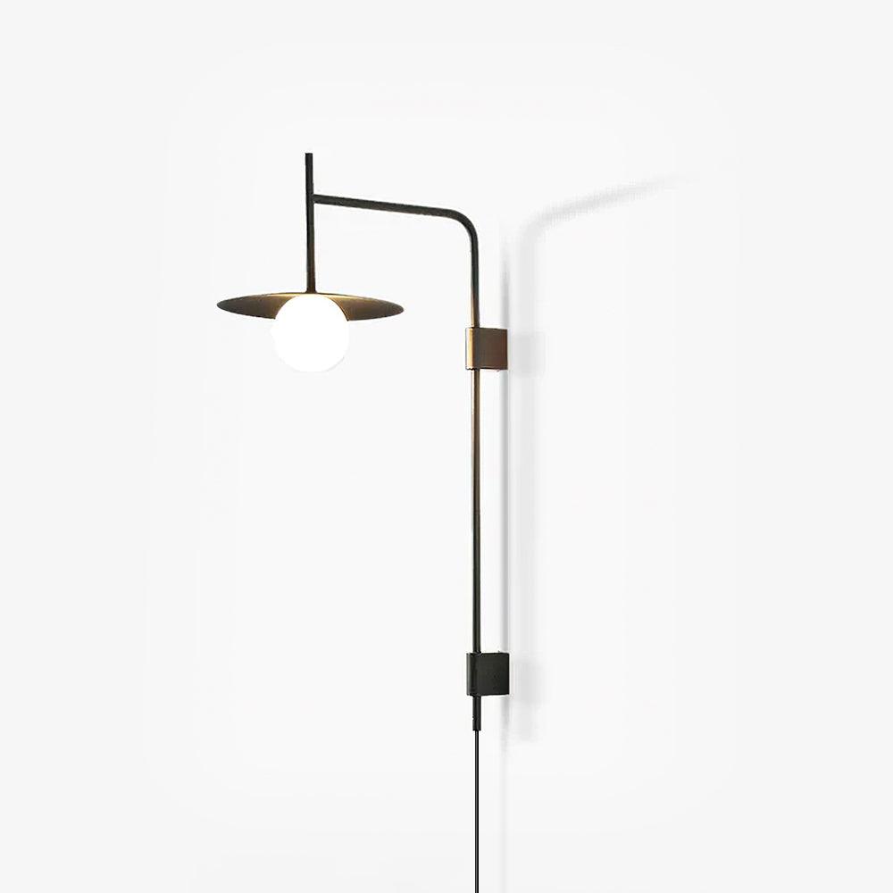 Gea Swing Arm Plug-in Wall Lamp - Adjustable Desk Light for Reading, Office, and Bedroom - Perfect for Study, Work, and Nightstand Lighting