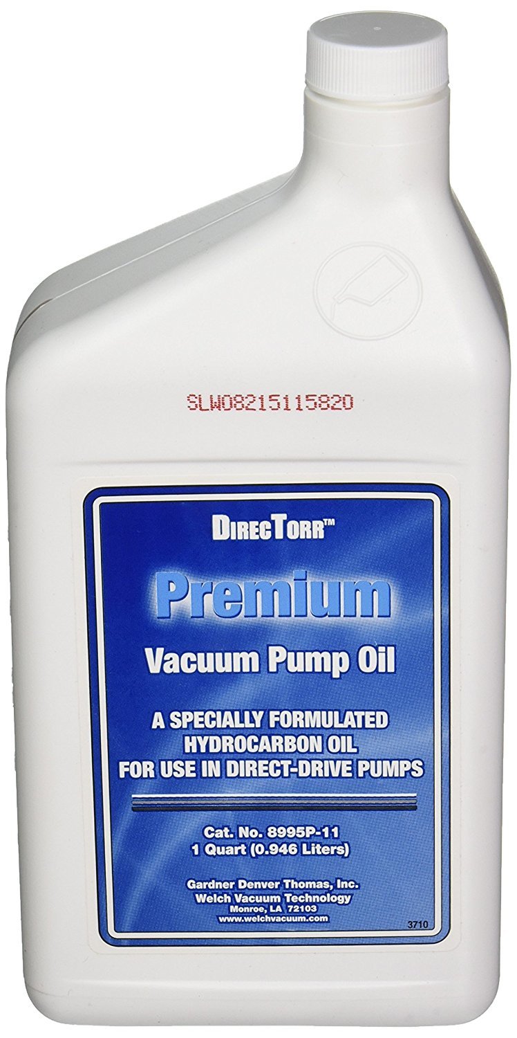 Welch Vacuum 8995P-11 DirecTorr Premium Pump Oil - 1 Liter High Performance Vacuum Pump Lubricant for Laboratory, Medical & Industrial Equipment