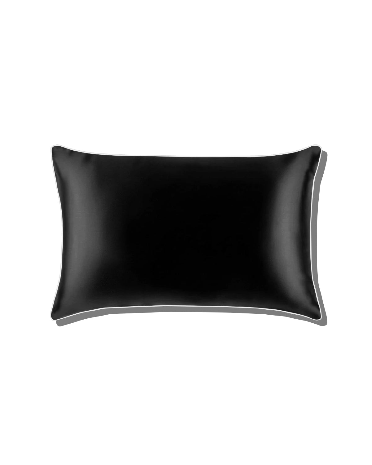 19 Momme 100% Pure Silk Pillowcase with Piping - Luxury Hypoallergenic & Breathable for Hair & Skin Care - Perfect for Bedroom, Travel & Gift Giving