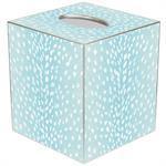 Aqua Antelope Waste Paper Basket with Optional Tissue Box Cover - Stylish Bathroom & Office Trash Can for Home Decor