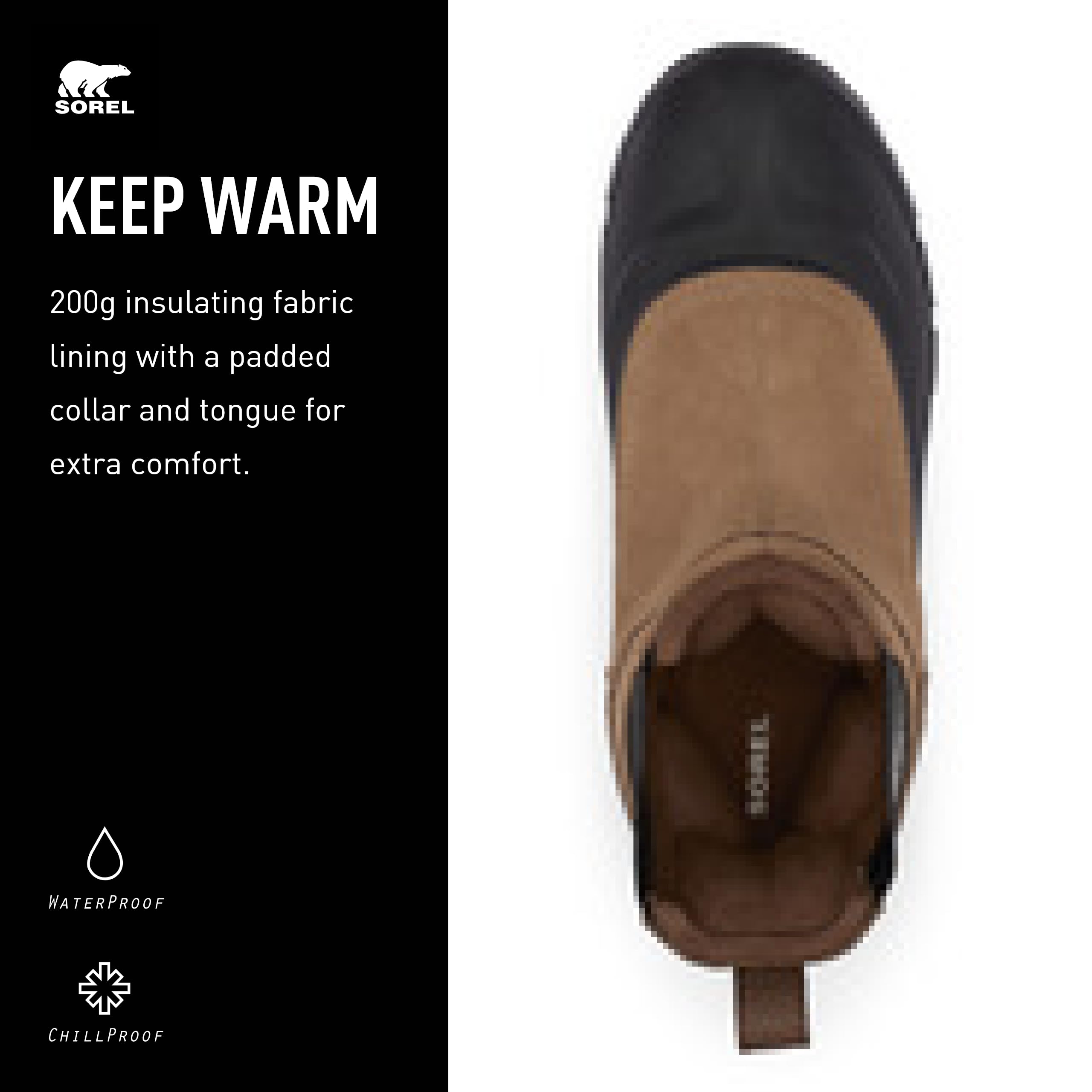 Sorel Men's Buxton Waterproof Winter Boots for Snow & Hiking