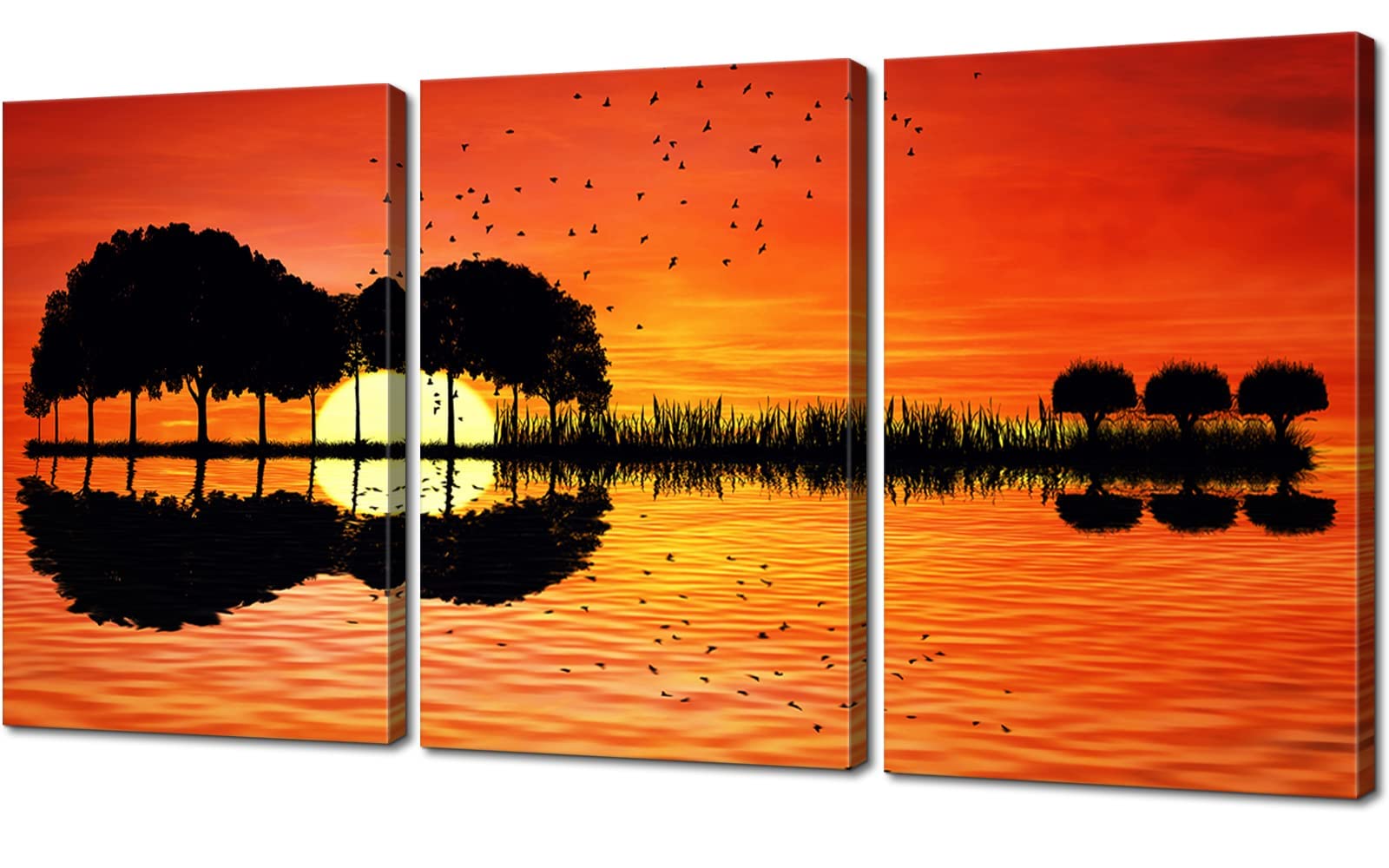 YOUHONG 3-Piece Guitar Poster Set - Music Wall Art Decor for Bedroom & Living Room - 24