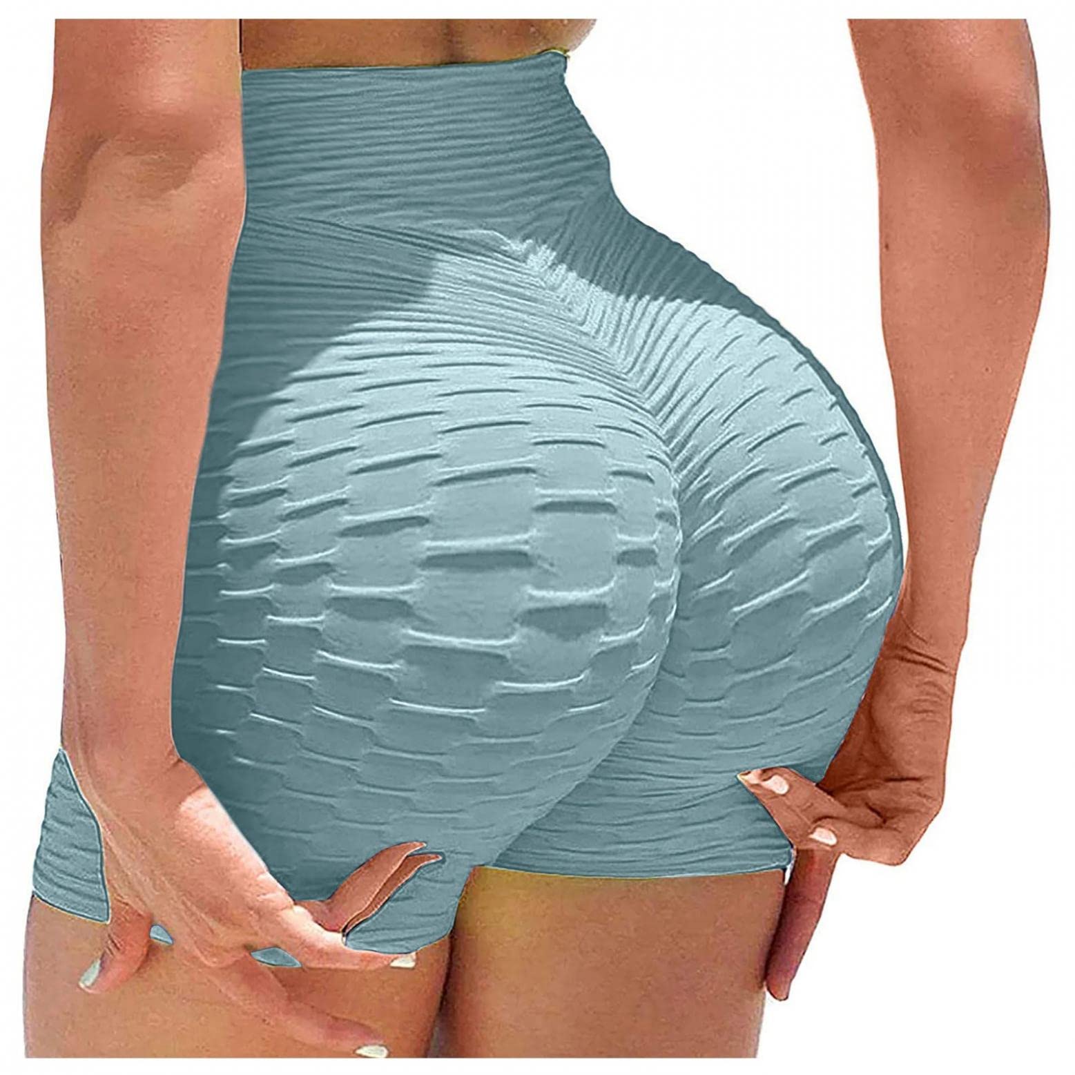 Women's High Waist Gym Shorts - Tummy Control Yoga Shorts for Fitness, Running & Workout | Breathable & Comfortable Exercise Pants for Yoga, Gym & Active Lifestyle