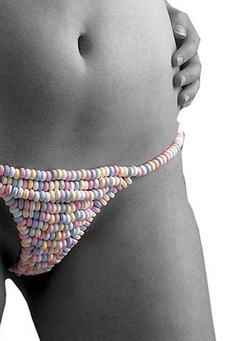 Sexy Candy G-String Lingerie - Valentine's Day Gift for Her | Naughty & Playful Underwear for Romantic Nights & Special Occasions