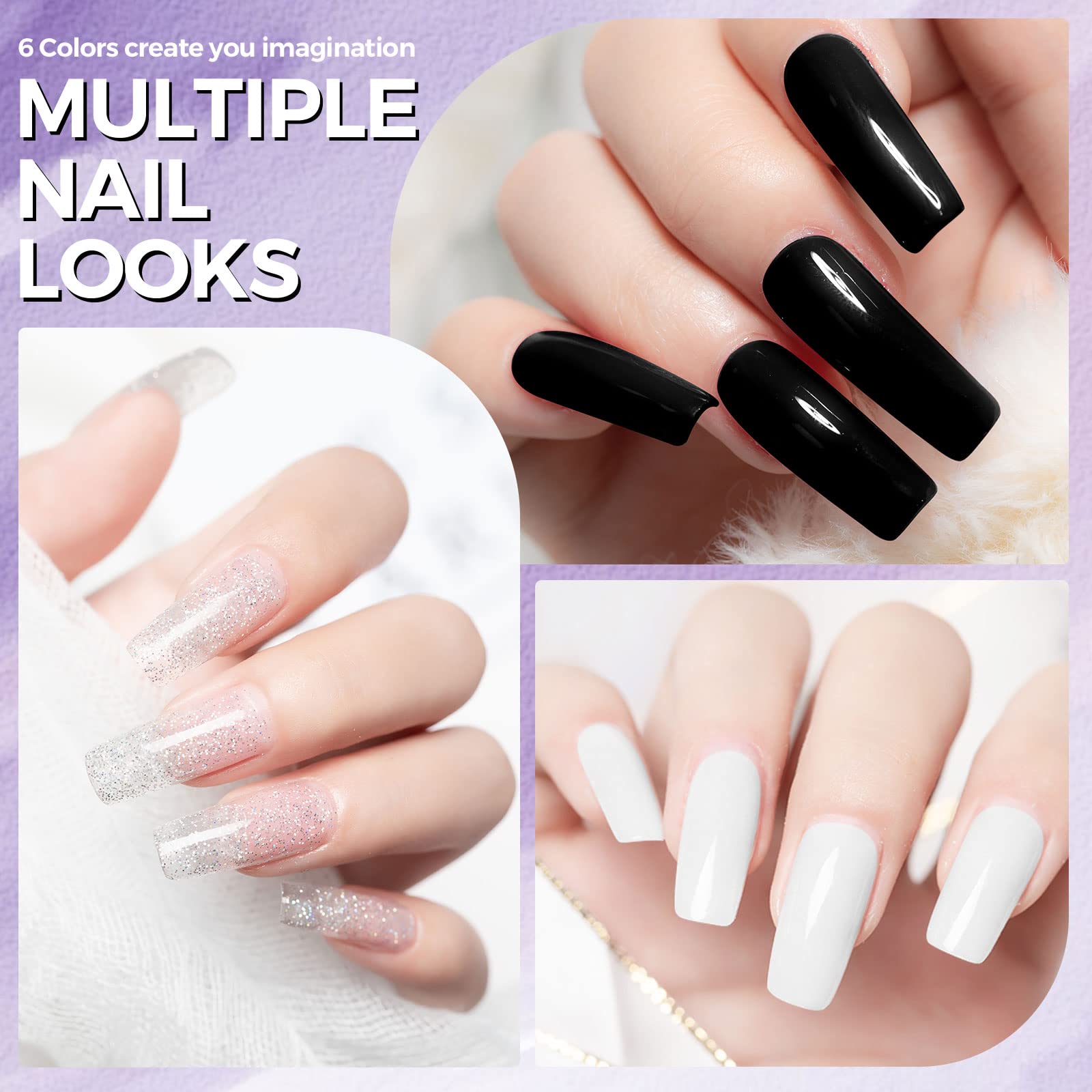 Professional Mobray Poly Nail Extension Gel Kit - All-in-One Builder Gel with Essential Tools for Strong Nail Extensions | Perfect for Salon, Home Manicures & DIY Nail Art Gifts (KIT2)