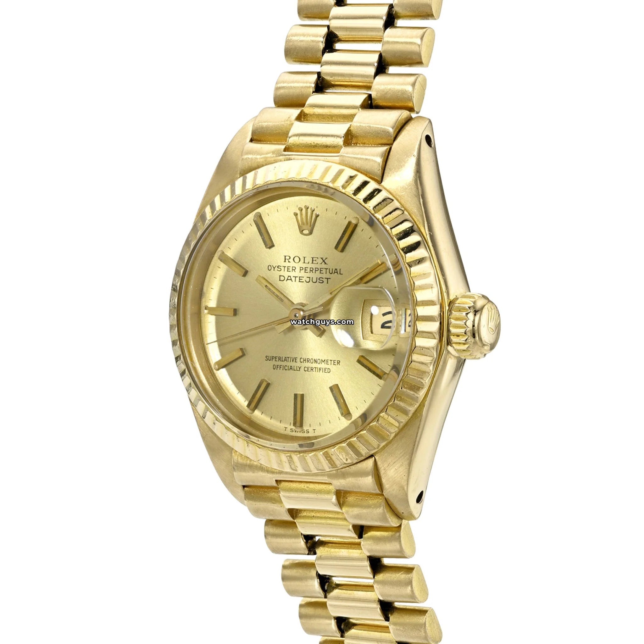 Authentic Rolex Datejust 6917 President Watch - 18K Gold & Stainless Steel Luxury Timepiece for Men - Perfect for Business Meetings, Formal Events & Special Occasions