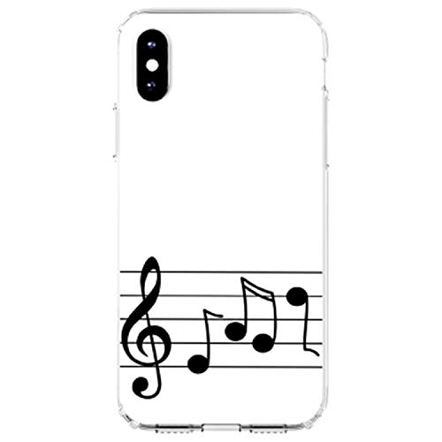 Treble Staff Music Notes On Clear Case