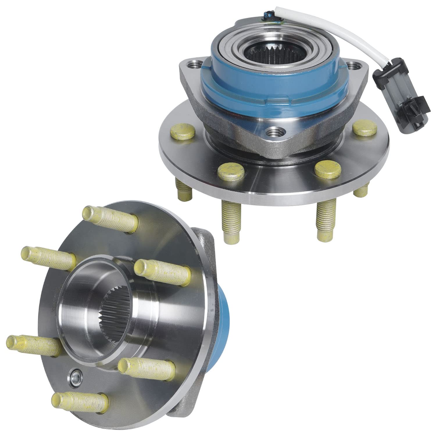 Detroit Axle - 2 Wheel Bearing Hub Assembly Set for Chevrolet Uplander, Buick Terraza, Pontiac Montana, Saturn Relay - Front or Rear Replacement - Perfect for Smooth Ride & DIY Car Repairs