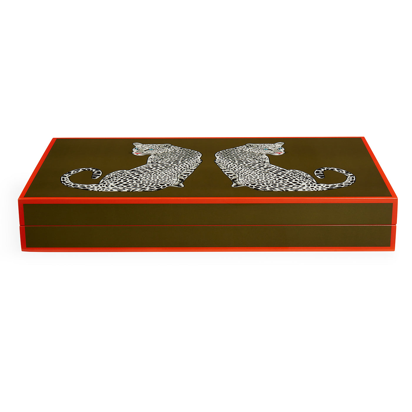 Premium Leopard Print Backgammon Board Game Set - Classic Wooden Board with Travel Case - Perfect for Family Game Nights, Travel & Gifts