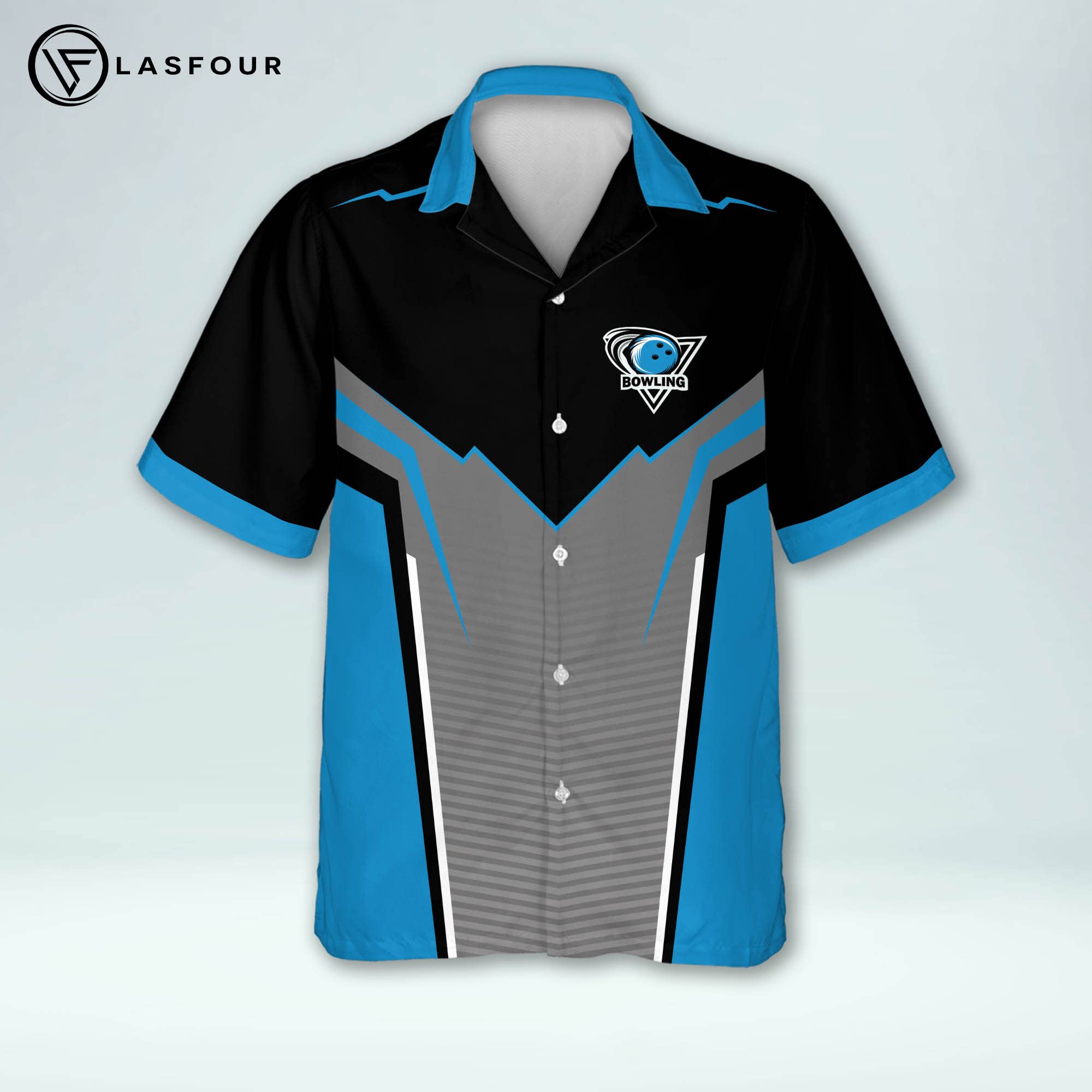 Custom Bowling Hawaiian Shirts for Men - Team Uniform & Casual Wear