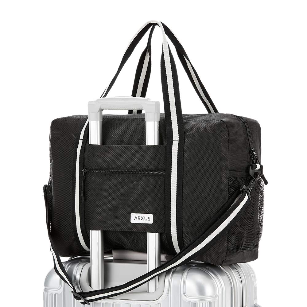 Lightweight Waterproof Foldable Duffle Bag for Travel - Portable Carry-On Storage Tote - Perfect for Gym, Beach & Weekend Getaways