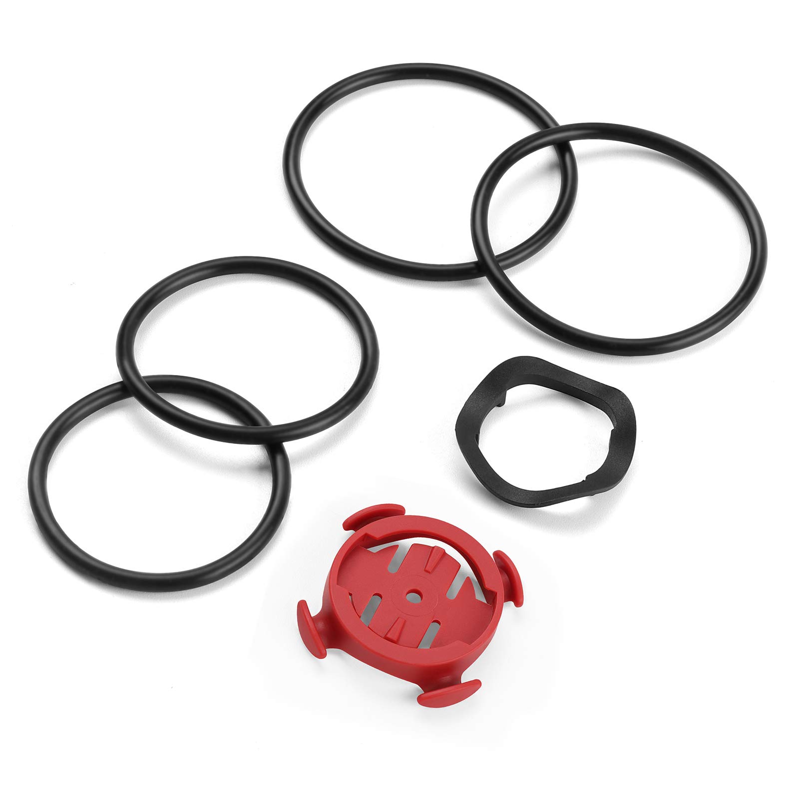 CooSpo Out-Front Bike Computer Mount Holder - Compatible with Garmin, Wahoo, XOSS GPS Cycling Computers - Lightweight Plastic Bicycle GPS Mount Adapter for Road & Mountain Bikes - Perfect for Cycling, Commuting & Outdoor Training