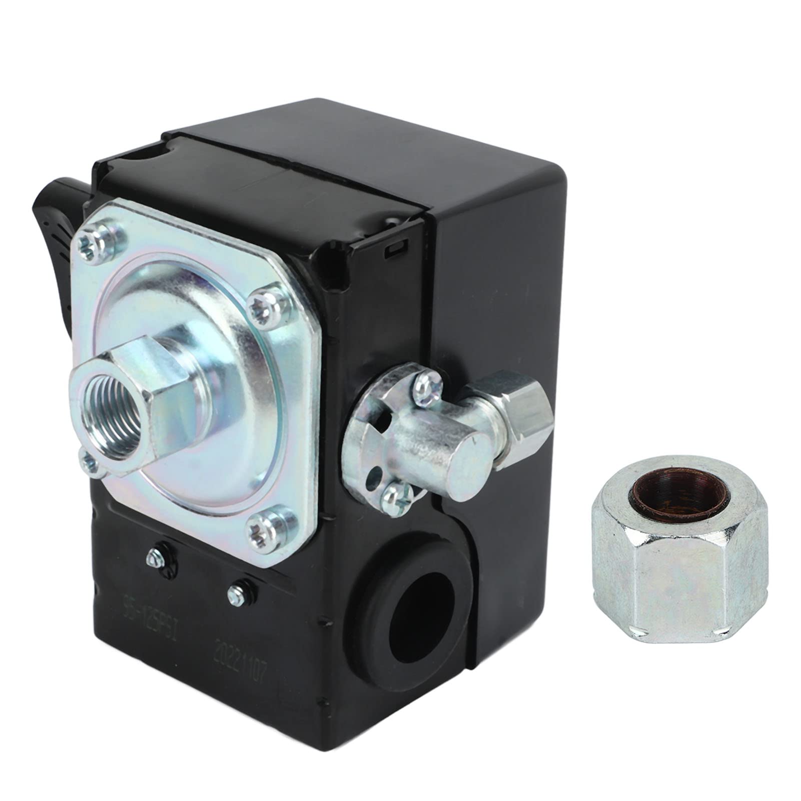 CW207576AV Air Compressor Pressure Switch Replacement - Heavy Duty Pressure Regulator for Industrial & Home Air Compressors - Perfect for Workshop, Garage & DIY Projects