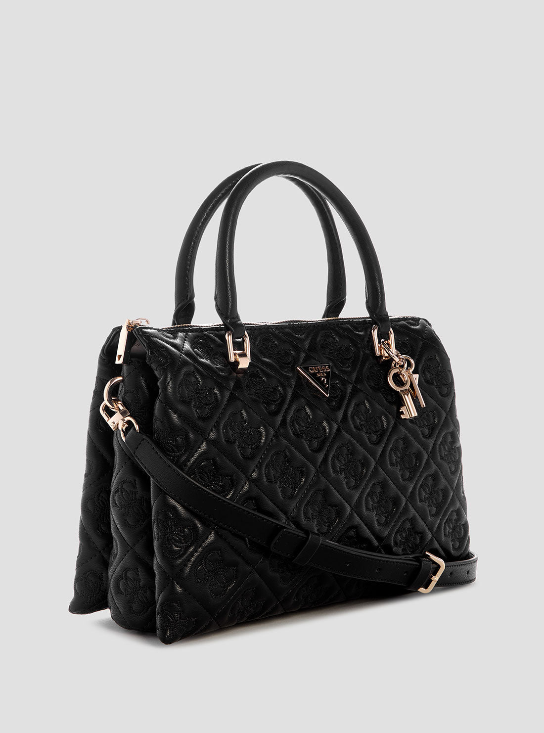 Black Adelasia Satchel Bag for Women - Stylish Leather Crossbody Purse with Adjustable Strap - Perfect for Work, Travel & Everyday Use
