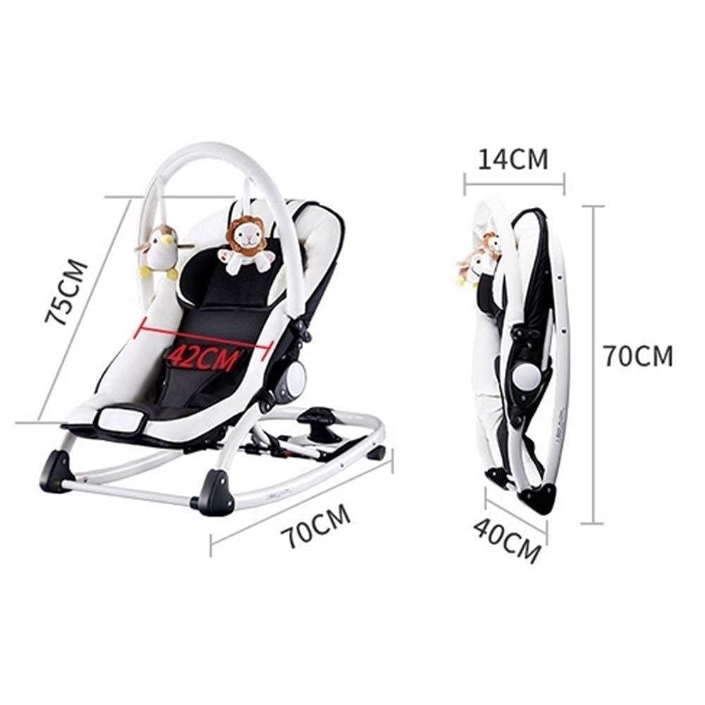 Baby Bouncer Swing for Infants 0-24 Months - Soft Fabric Portable Rocker Seat with Foldable Design | Perfect for Nursery, Travel & Soothing Fussy Babies