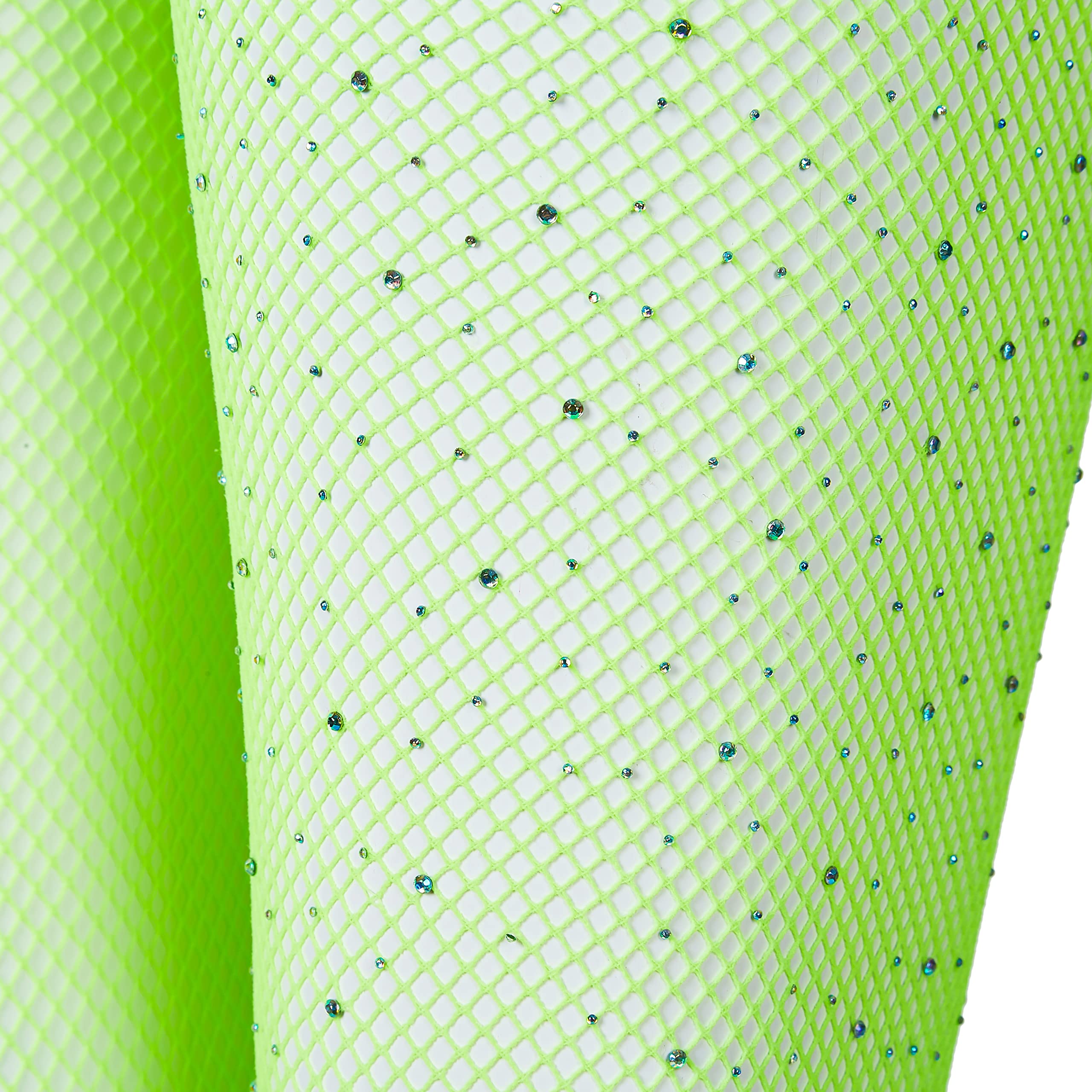Sparkly Rhinestone Fishnet Tights for Women - Plus Size High Waist Shiny Pantyhose with Glitter Details, Fairy & Party Stockings | Perfect for Cosplay, Nightclub Outfits, Halloween Costumes and Festive Occasions