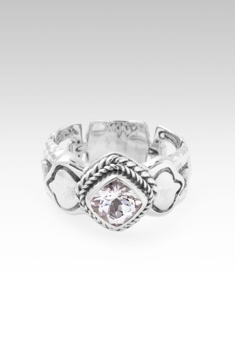 Danburite Choose Happiness Daily Ring™ – Elegant Crystal Jewelry for Women, Perfect for Everyday Wear & Special Occasions