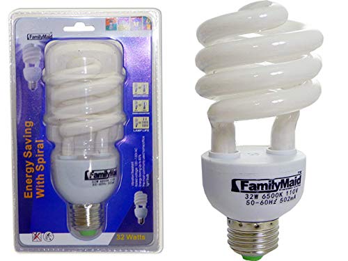 Energy Saving Spiral Light Bulbs 32W (Pack of 72) - Familymaid 33683 LED Bulbs for Home, Office & Commercial Lighting - Eco-Friendly & Cost-Efficient Lighting Solution