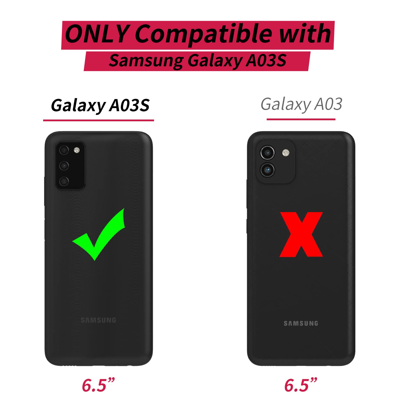 Samsung Galaxy A03S Case 6.5 Inch (2021) - Hybrid Dual Layer Shockproof Protective Cover with Hard PC & Soft TPU | Leopard Print Design | Perfect for Daily Use, Outdoor Activities & Travel Protection
