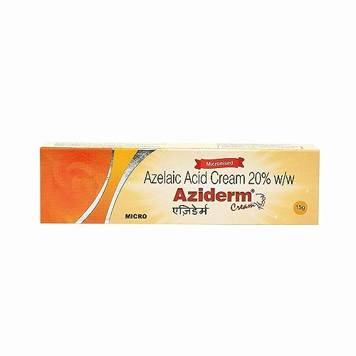 FORTAY Aziderm 20% Cream 15g - Skin Brightening & Acne Treatment Cream with Azelaic Acid - Perfect for Hyperpigmentation, Rosacea & Dark Spot Removal - Dermatologist Recommended for Face Care