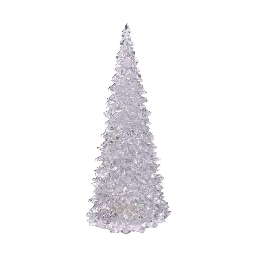 SUMDUINO Mini Christmas Tree Night Light - 7 Color Changing LED Desk Lamp for Home, Office & Holiday Decor (4.7 Inch) - Perfect for Bedside, Living Room, Gift Shop & Mall Decoration