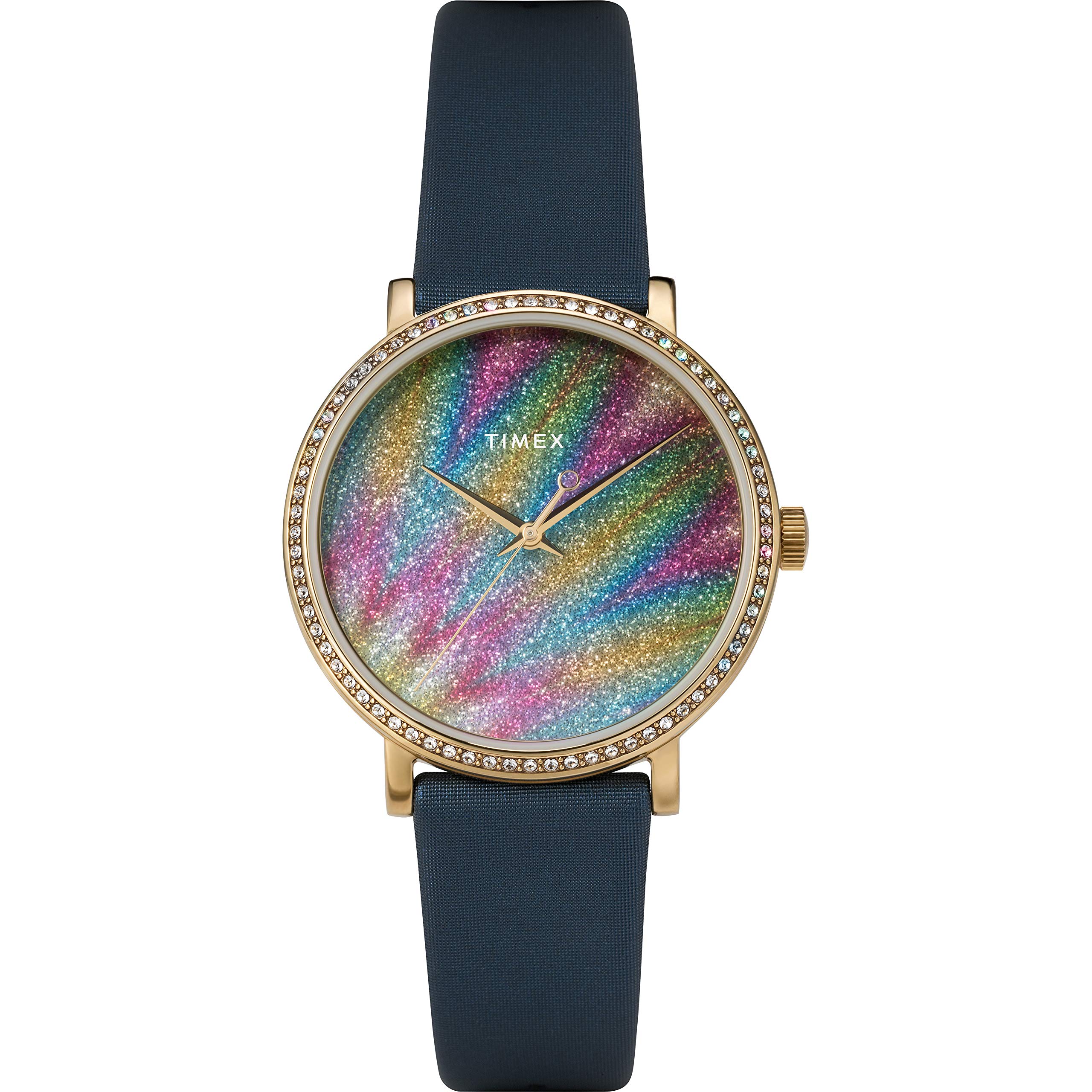 Timex Women's Celestial Crystal Watch 38mm - Elegant Dress Watch for Women